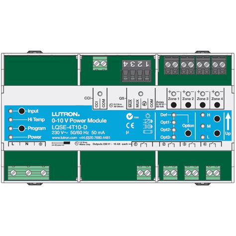 Lutron Module Rail DIN, type Controle de charge 0-10v.