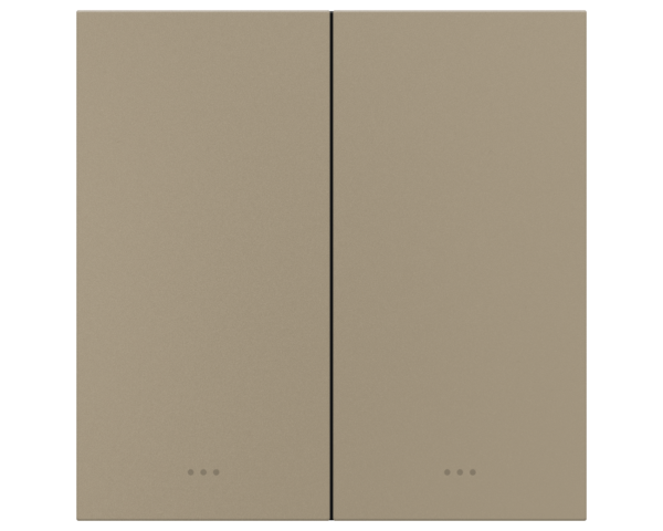Akubela Gold color 2 gang Key Switch
