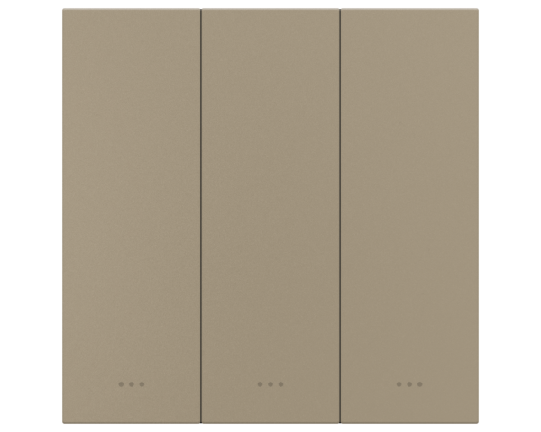 Akubela Gold color 3 gang Key Switch