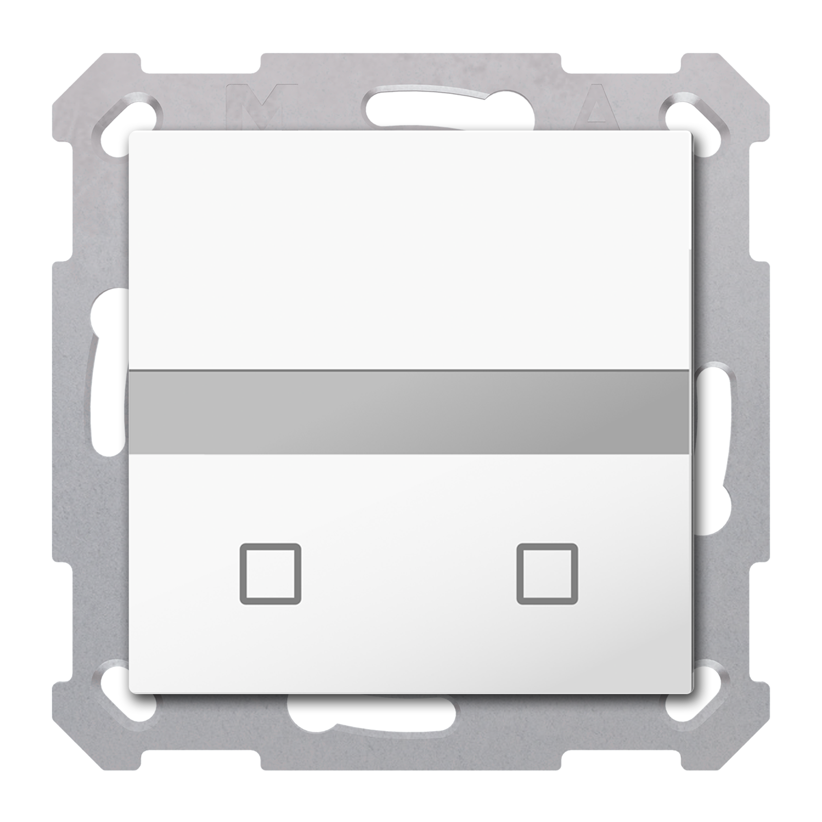 MDT Détecteur de mouvements/interrupteur automatique TS 55 KNX, blanc pur mat