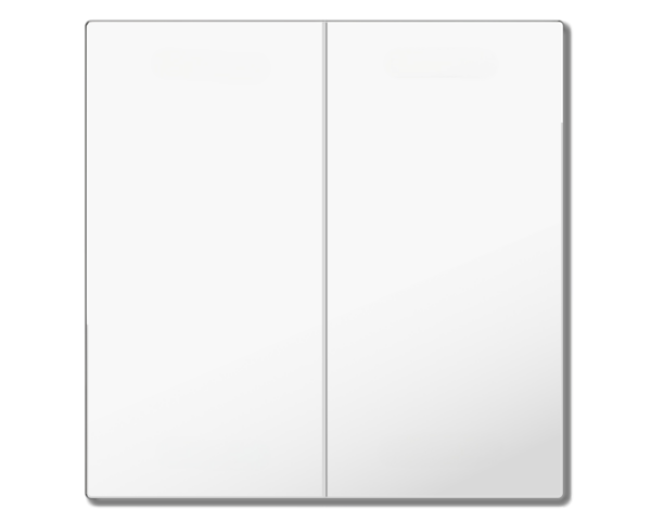 MDT Bascule MDT pour bouton-poussoir Light 55 Basic, 2p KNX, blanc brillant