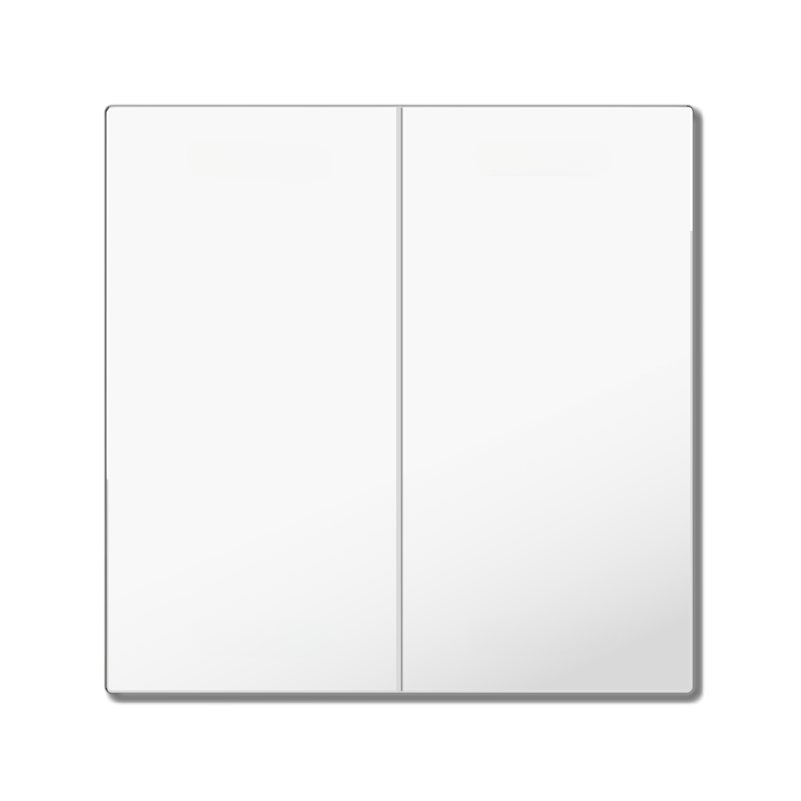 MDT Bascule MDT pour bouton-poussoir Light 55 Basic, 2p KNX, blanc brillant