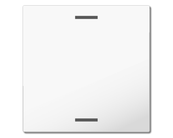 MDT Bascule MDT pour bouton-poussoir Light 55, 1 paire KNX, blanc brillant, neutre.