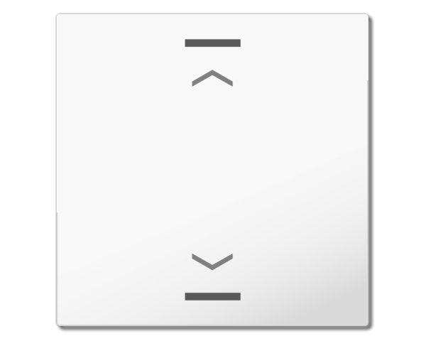 MDT Bascule MDT pour bouton-poussoir Light 55, 1 paire KNX, blanc brillant, store.