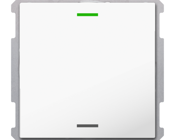 MDT Bouton-poussoir Light 63, 1 paire KNX, RGBW, sonde de température, blanc, neutre