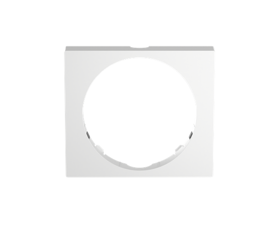 ABB Cadre de finition carré universel Watchdog PRO, couleur studio blanc