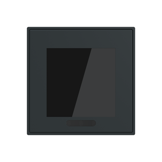 ABB Ecran tactile 70x70 KNX Secure Trevion 2,4' noir, dalle IPS,compatible free@home
