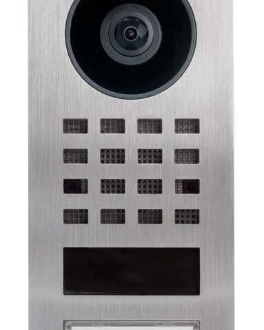 Doorbird D1101V Montage apparent Interphone Vidéo IP, Acier inoxydable V2A, brossé