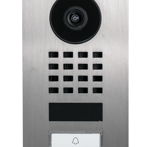 Doorbird D1101V Montage encastré Interphone Vidéo IP, Acier inoxydable V2A, brossé