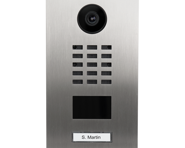 Doorbird D2201V Interphone Vidéo IP, Acier inoxydable V2A, brossé