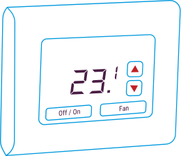 Cool Automation GS SMT-131 - 24Vac - touch screen communicating thermostat
