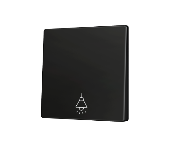 Zennio ZS55. Cache pour bouton poussoir Soft KNX simple 55 x