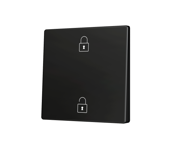 Zennio ZS55. Cache pour bouton poussoir Soft KNX simple 55 x