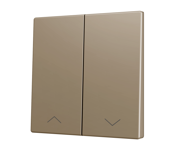 Zennio ZS70. Cache pour bouton poussoir Soft KNX double 70 x
