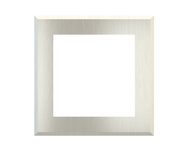 Ekinex Square magnetic plate (60x60 mm window) ERA serie Metal Bronze Corked