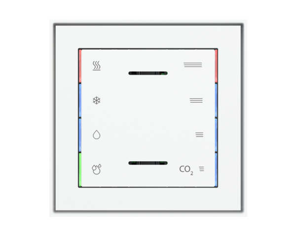Ekinex kit 1 rocker 71 serie Square (60X60) Pure white Plastic