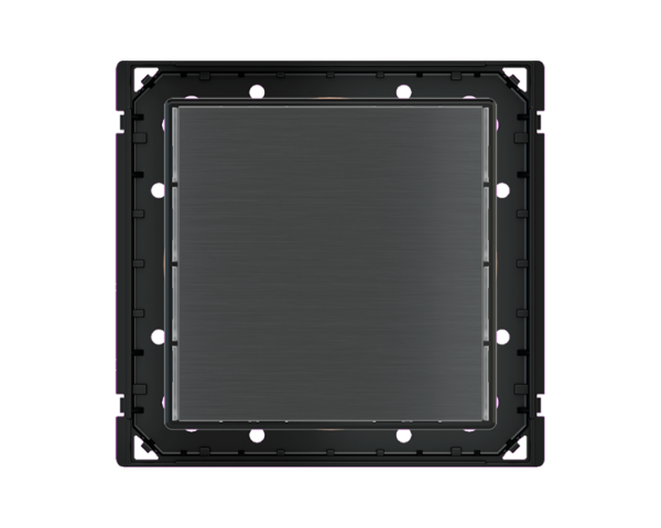 Ekinex kit 1 rocker 71 serie vertical rectangular (30X60) with symbols Metal Carbon